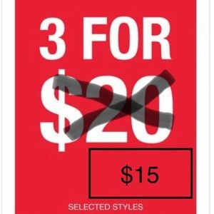 💥3 for $15 SALE..👇🏼SCROLL 👇 DOWN